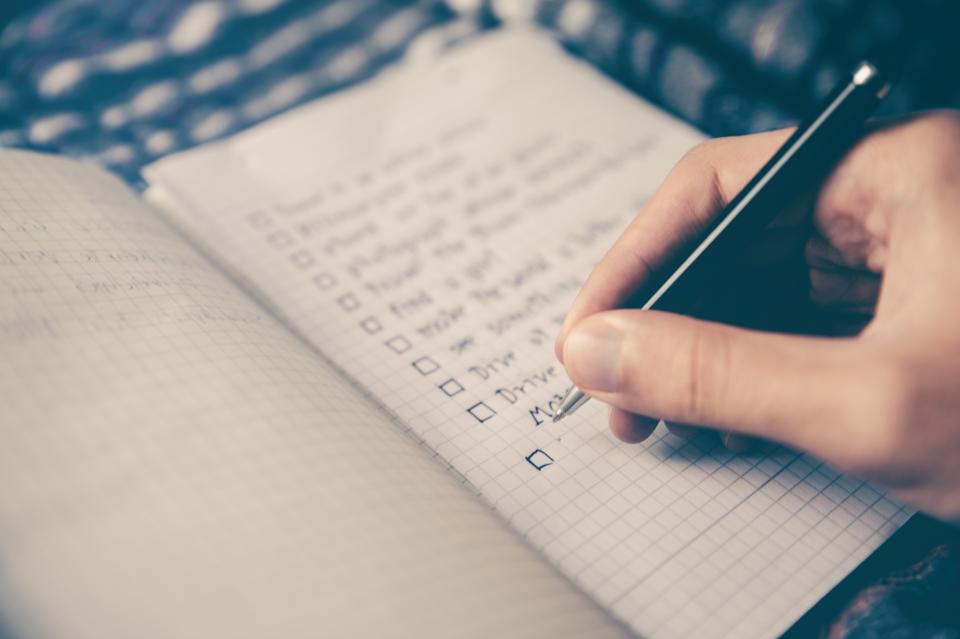 Checklist Goals