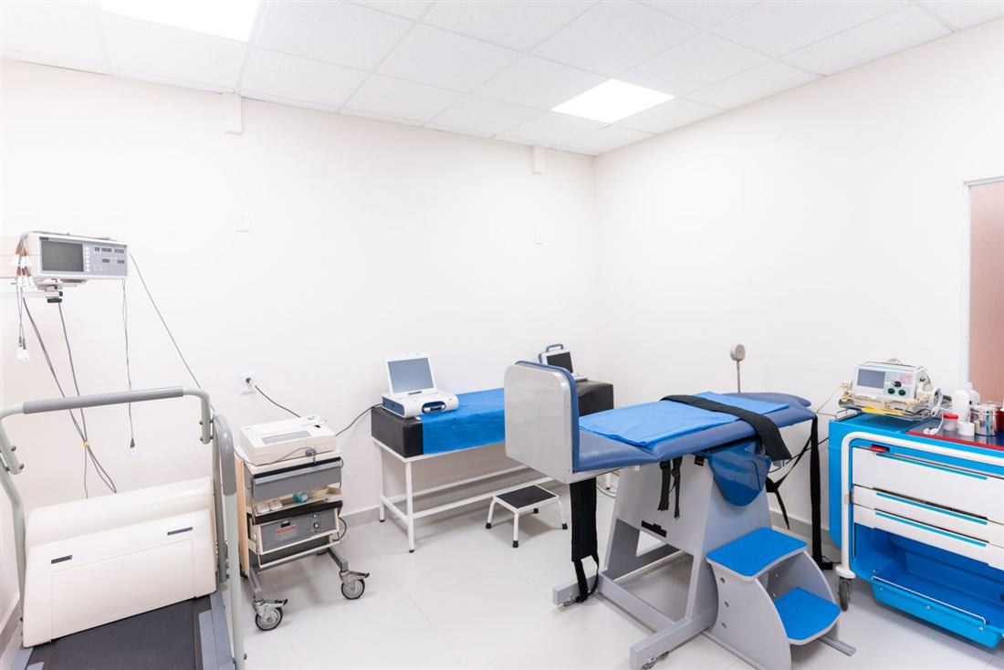 Medical clinic website design - patient examination room