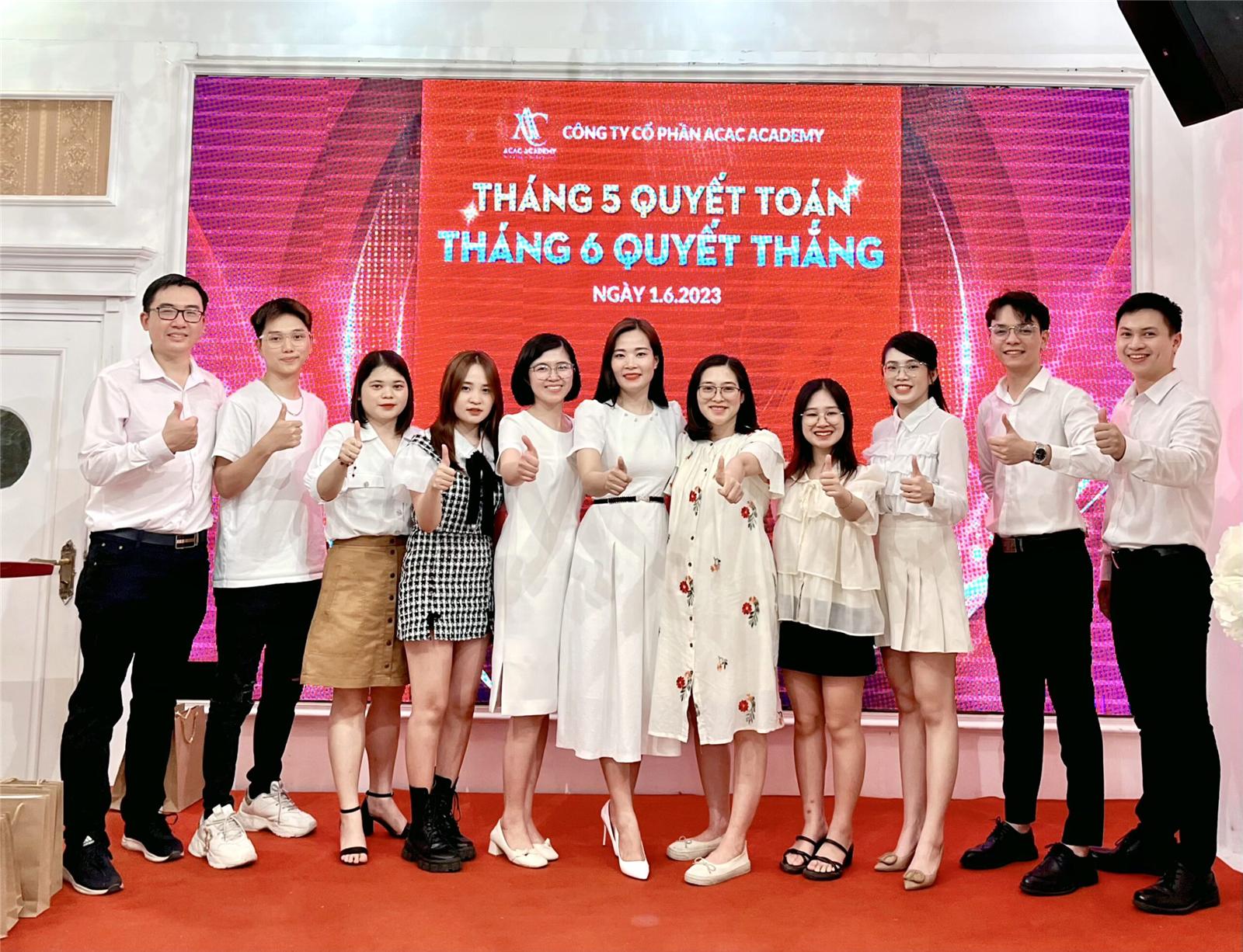 dự án website ACAC Academy