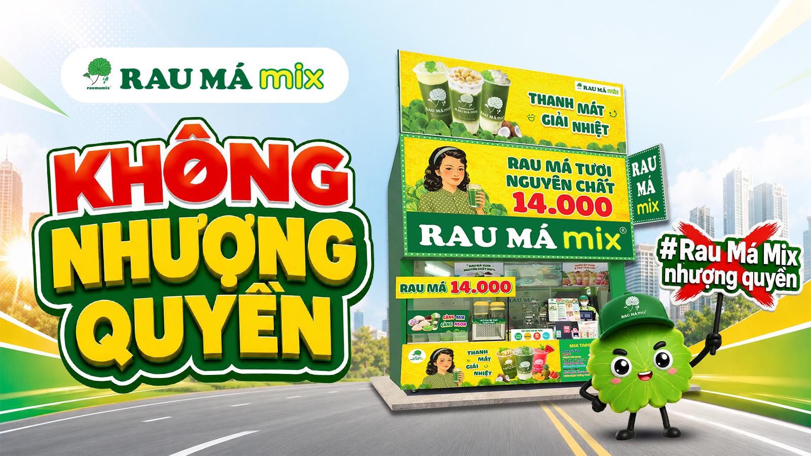 dự án website Rau Má Mix