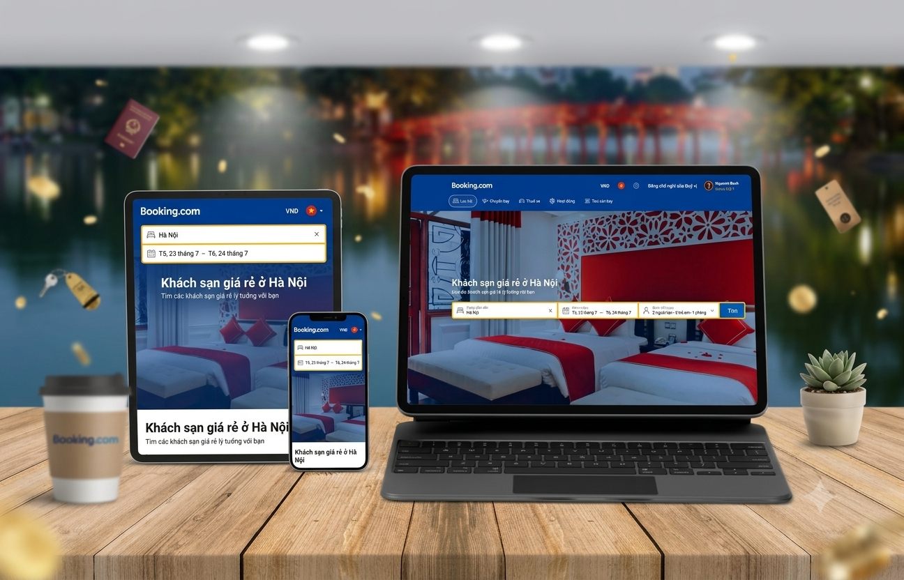 Thiết kế web nhà hàng khách sạn - đặt phòng trực tuyến