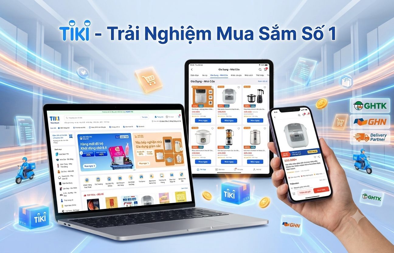 Thiết kế website thương mại điện tử - trải nghiệm mua sắm