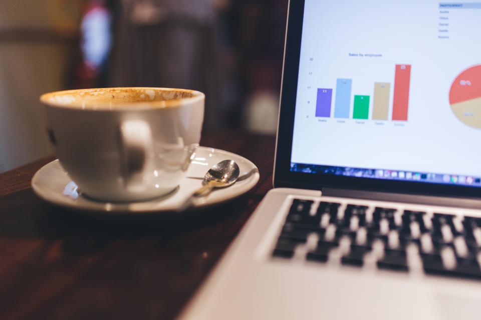 website cho quán cà phê trà sữa minh hoạ
