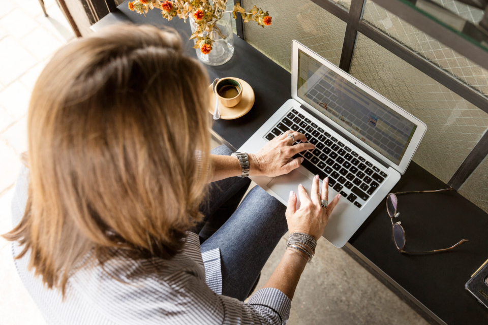Laptop Typing