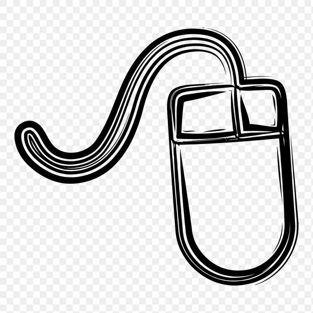 Computer mouse png clipart illustration